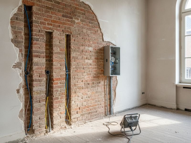 Rénovation électrique à Forest (1190) : saignées, nouvelles gaines et nouveau tableau dans une maison ancienne